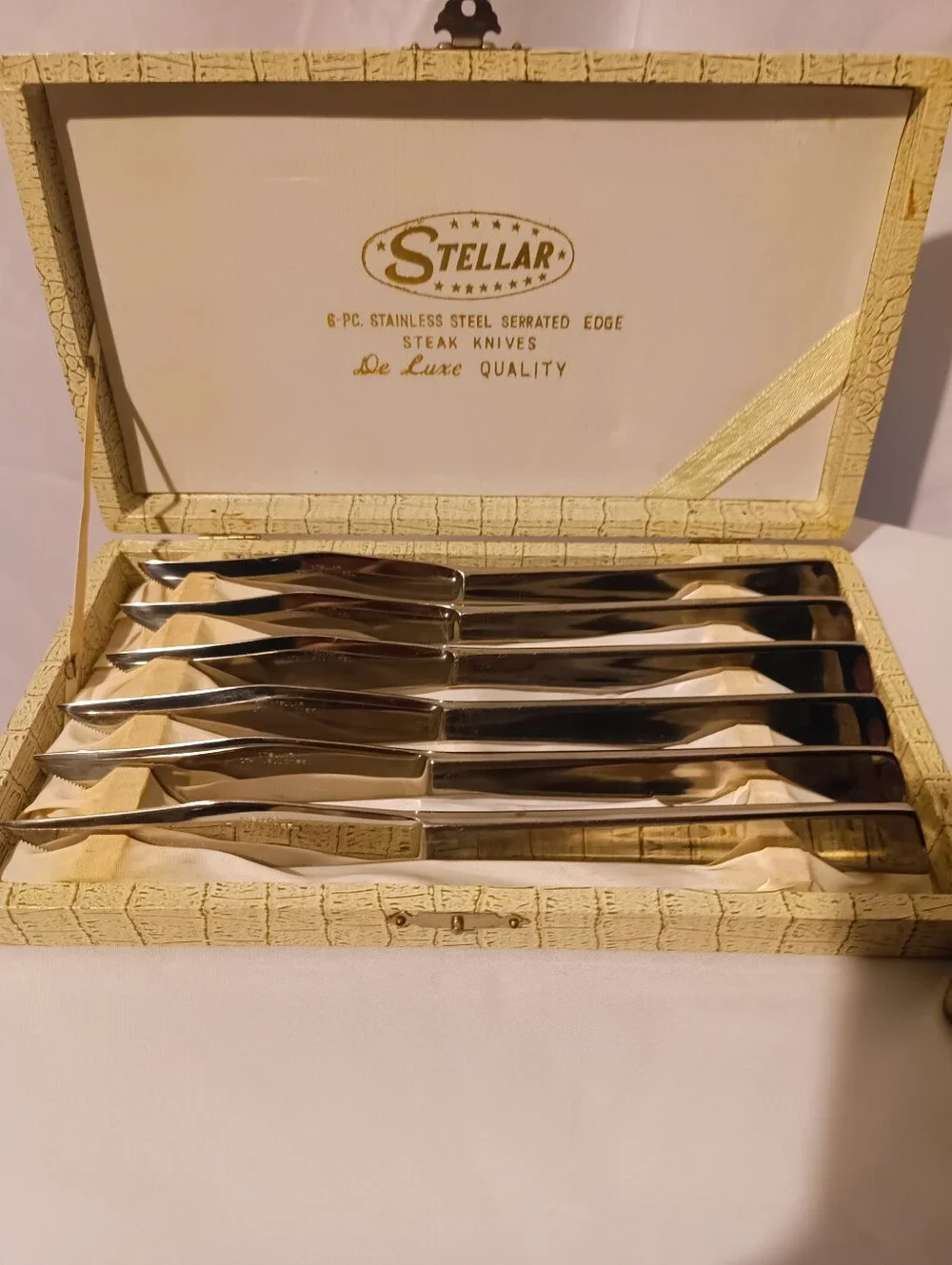 🫛Vintage Stellar Steak Knife Sets – Made in Japan – Stainless Steel – 2 Sets - Picture 7 of 9